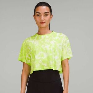 Lululemon All Yours Cropped Cotton T-Shirt *Tie Dye
